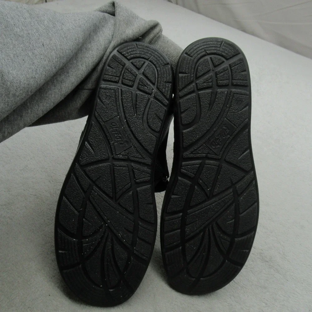 Fidelio Men 11 Hanno Sandals‎ BLK Leather Adjustable Straps Walking comfort EU44